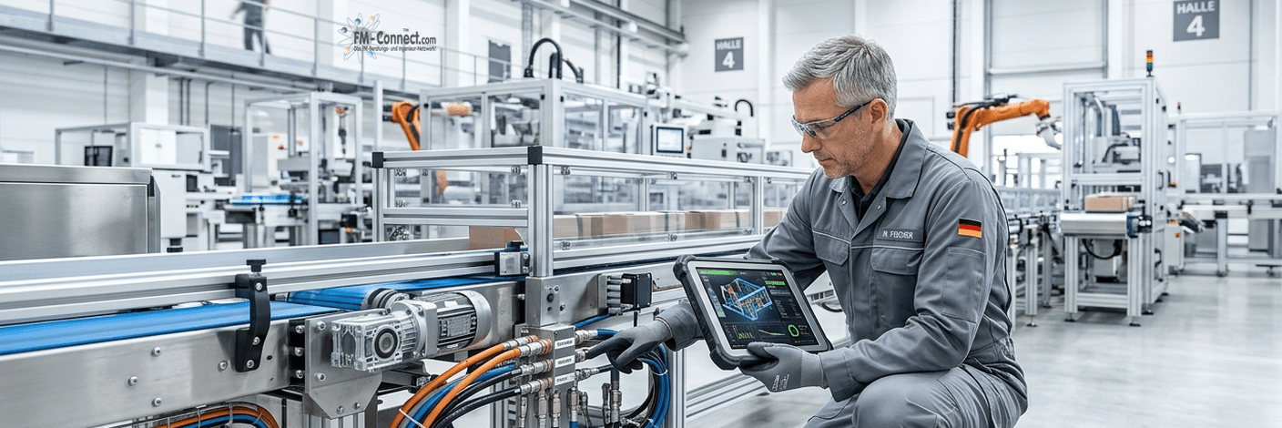 Fördertechnik, Maschinenanschlüsse und Sonderanlagen prüfen