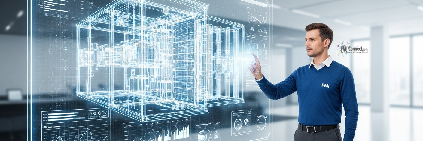 Sitemap-Darstellung der Website mit hierarchischer Struktur von Seiten und Navigationspunkten im Facility Management Portal